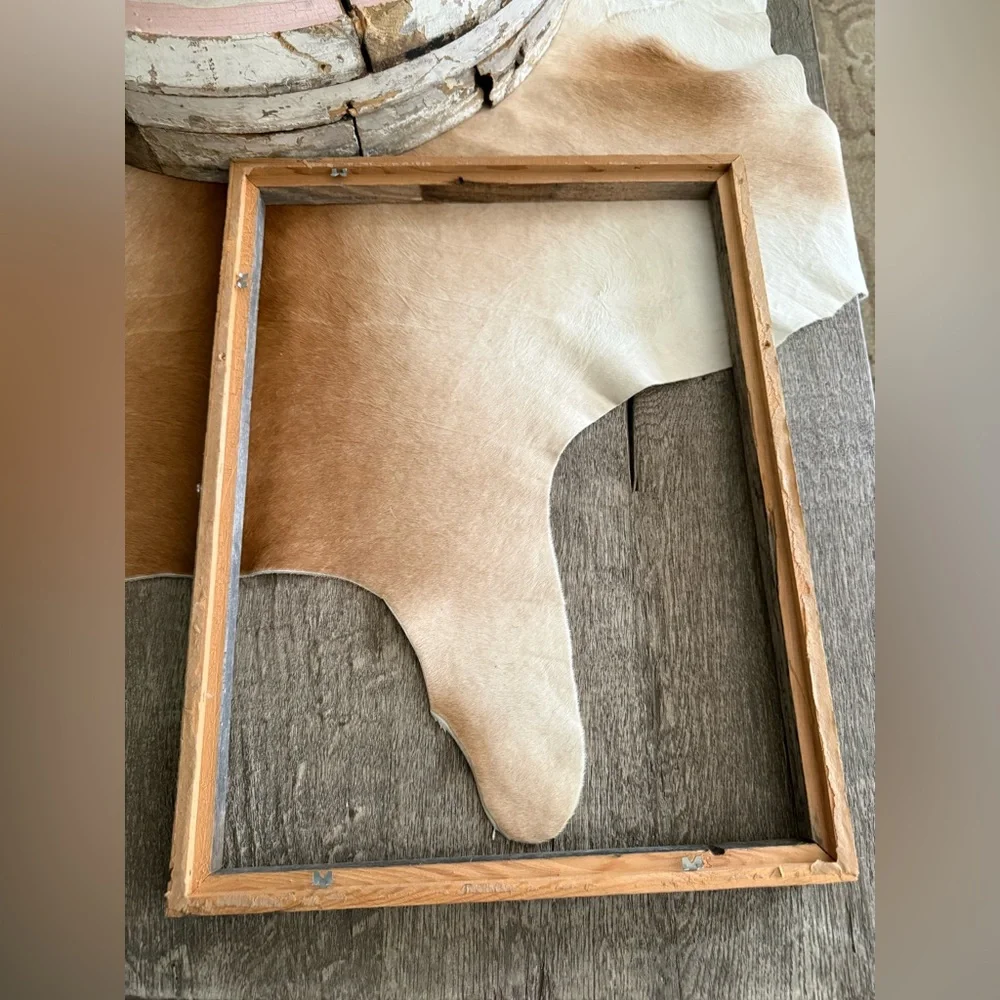 (2) Rustic Farmhouse Frames With Plexiglass
